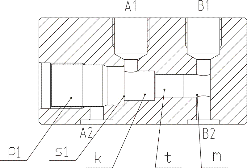 Pressure-reduction type balance hydraulic lock