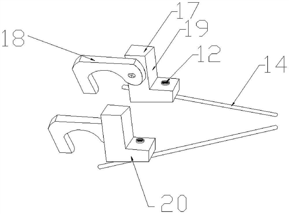 Experimental rabbit fixing device based on 3D printing technology and preparation method thereof