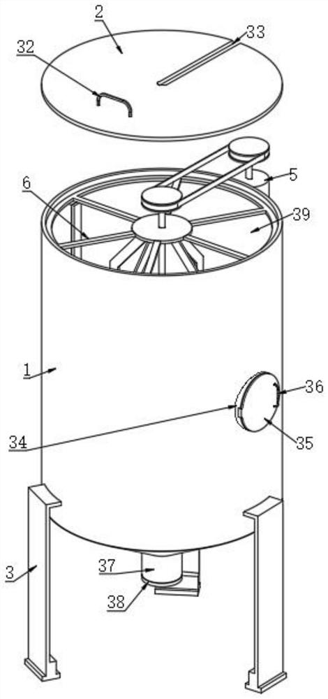 Trough tank structure for producing composite material