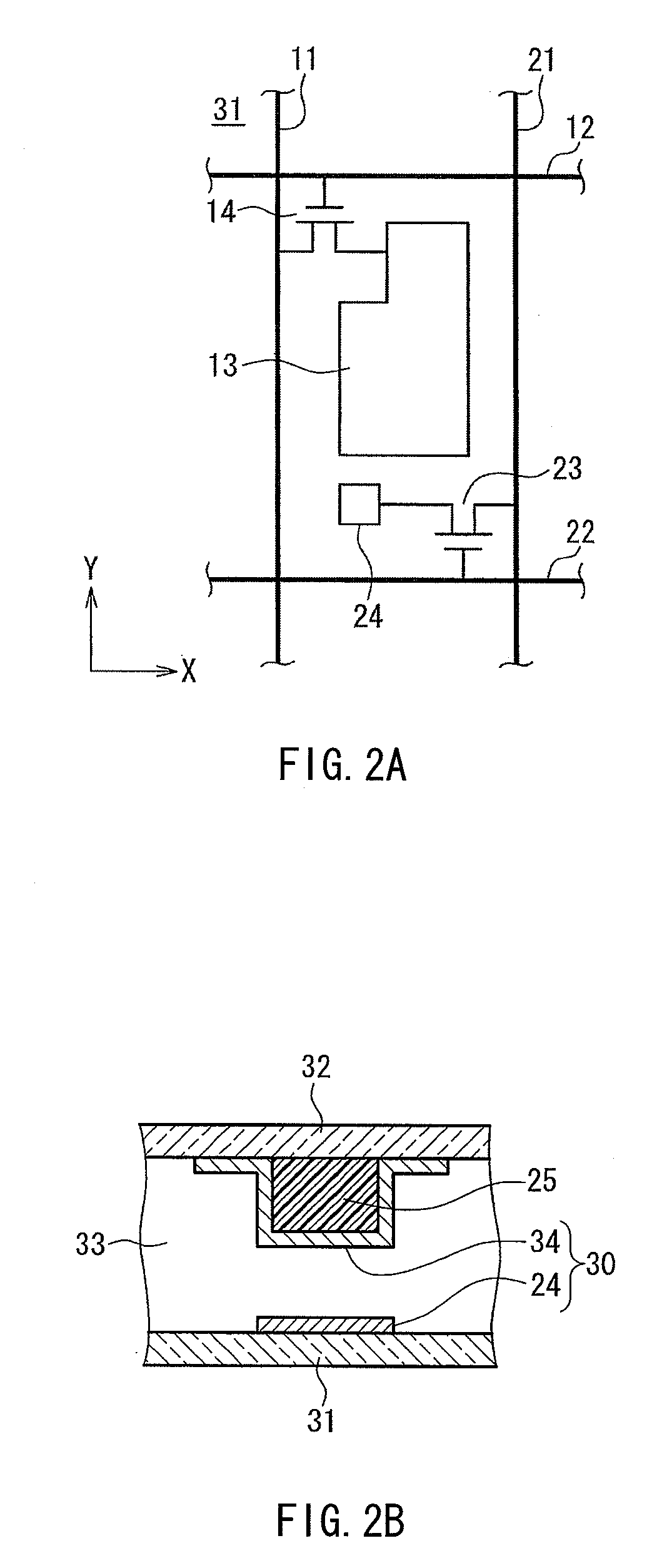 Liquid-crystal panel equipped with touch sensor function