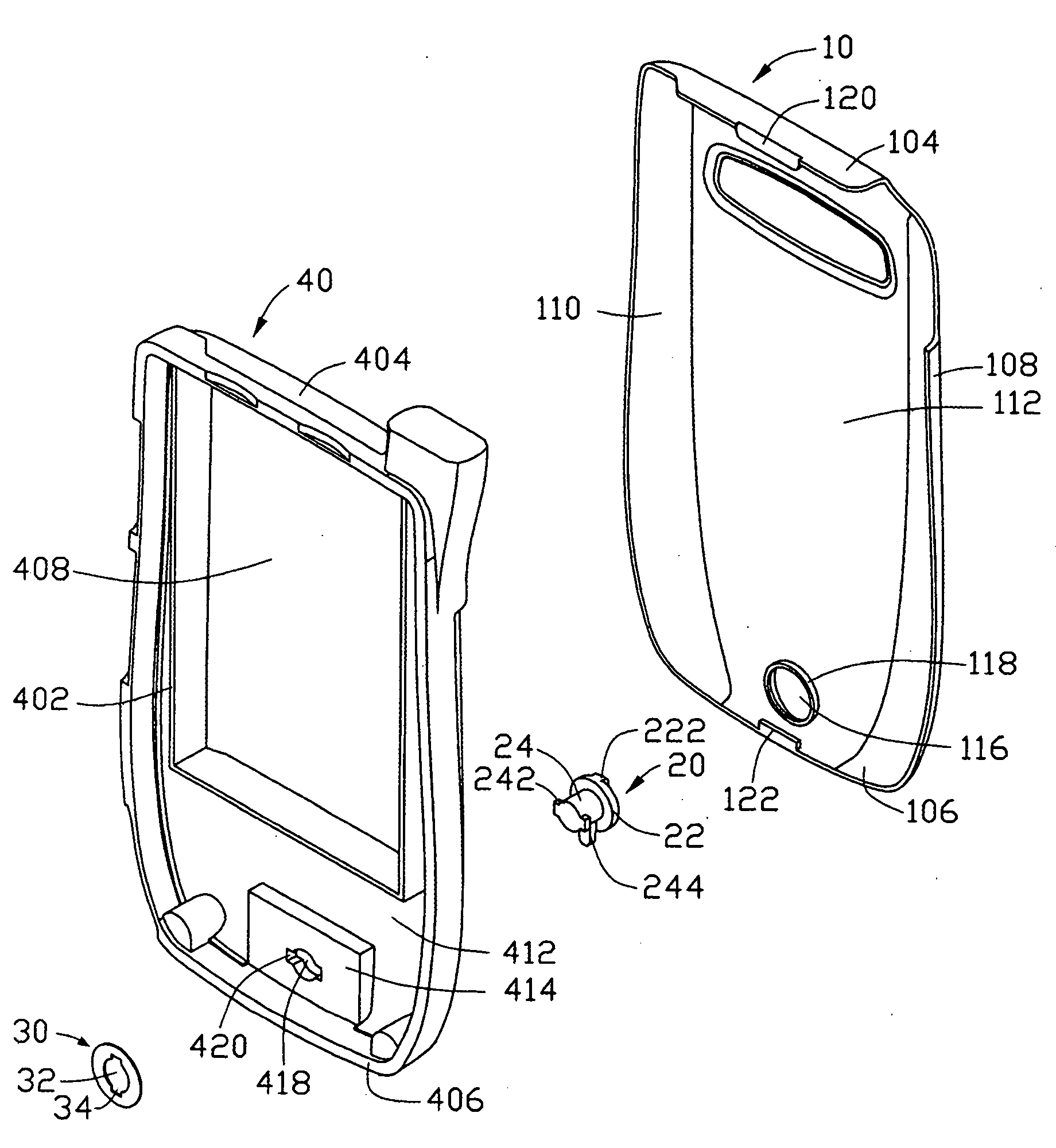 Battery cover latching assembly for portable electronic device