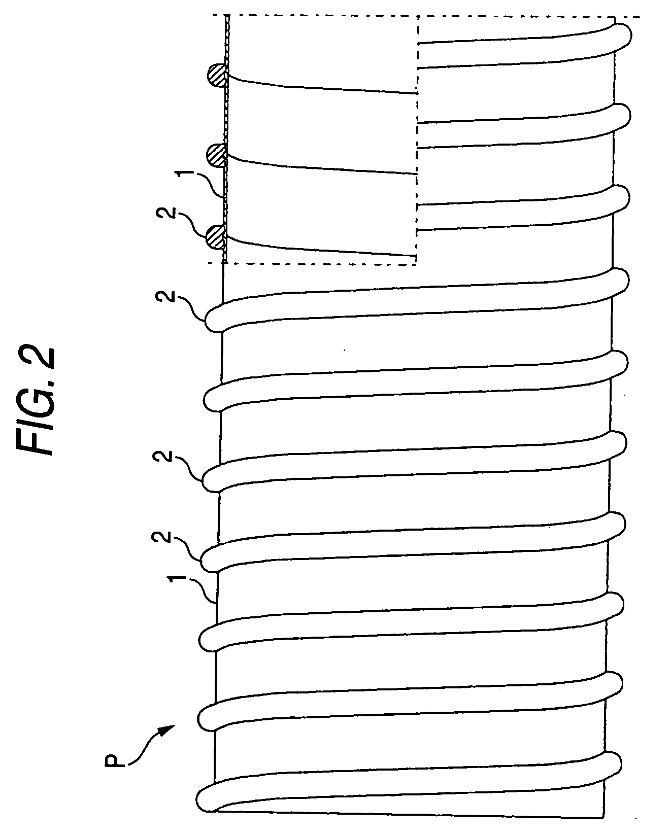 Resin hose with resin reinforcing wire rod