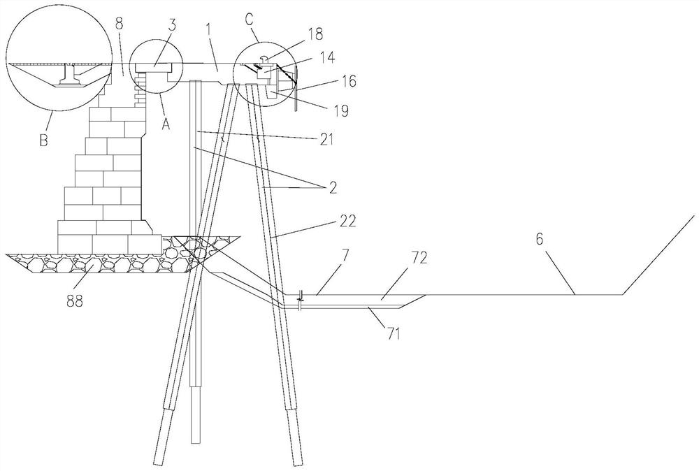 Wharf upgrading and reconstruction structure and wharf upgrading and reconstruction construction method