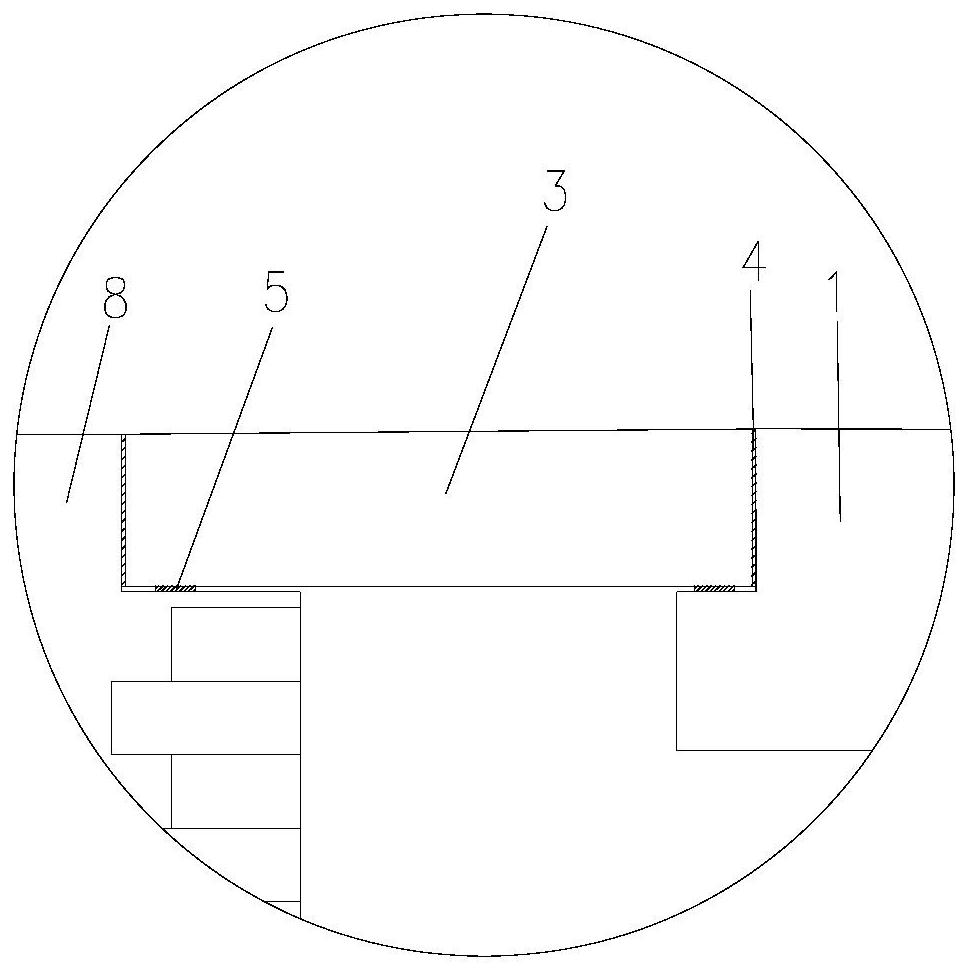 Wharf upgrading and reconstruction structure and wharf upgrading and reconstruction construction method