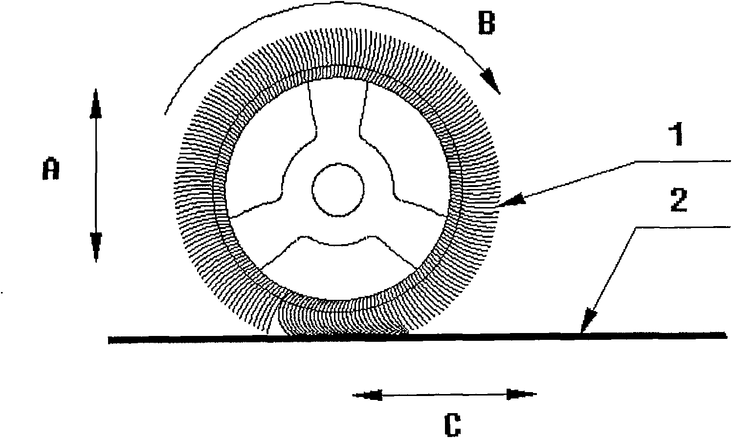 Stainless steel surface flexible wire processing technique