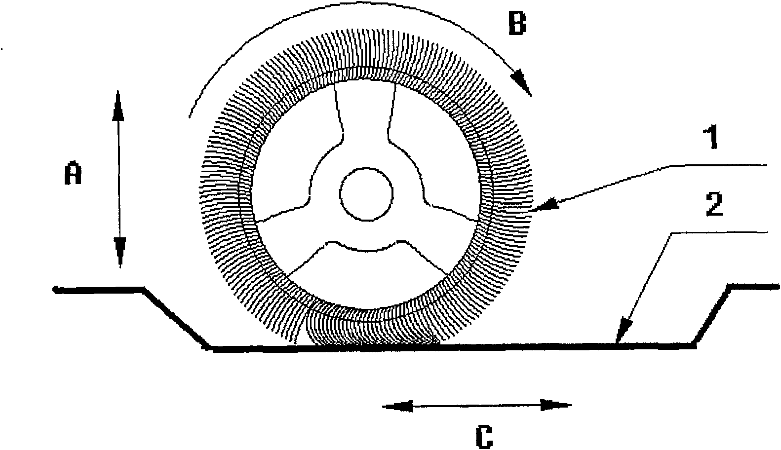 Stainless steel surface flexible wire processing technique