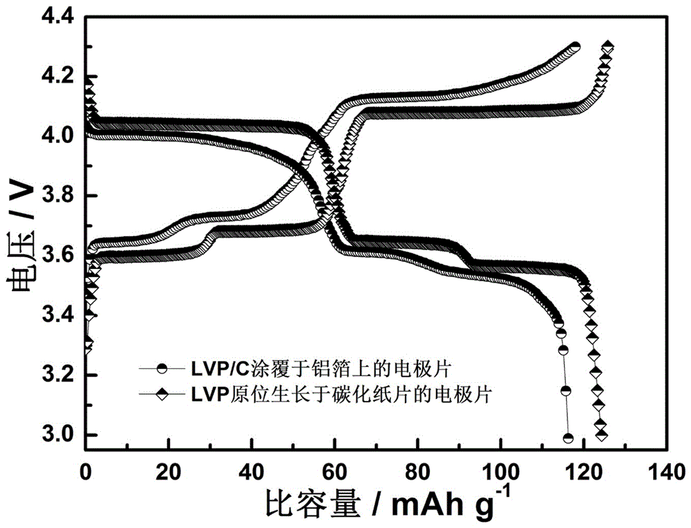 In-situ grown electrode plate made from active substances and manufacturing method thereof