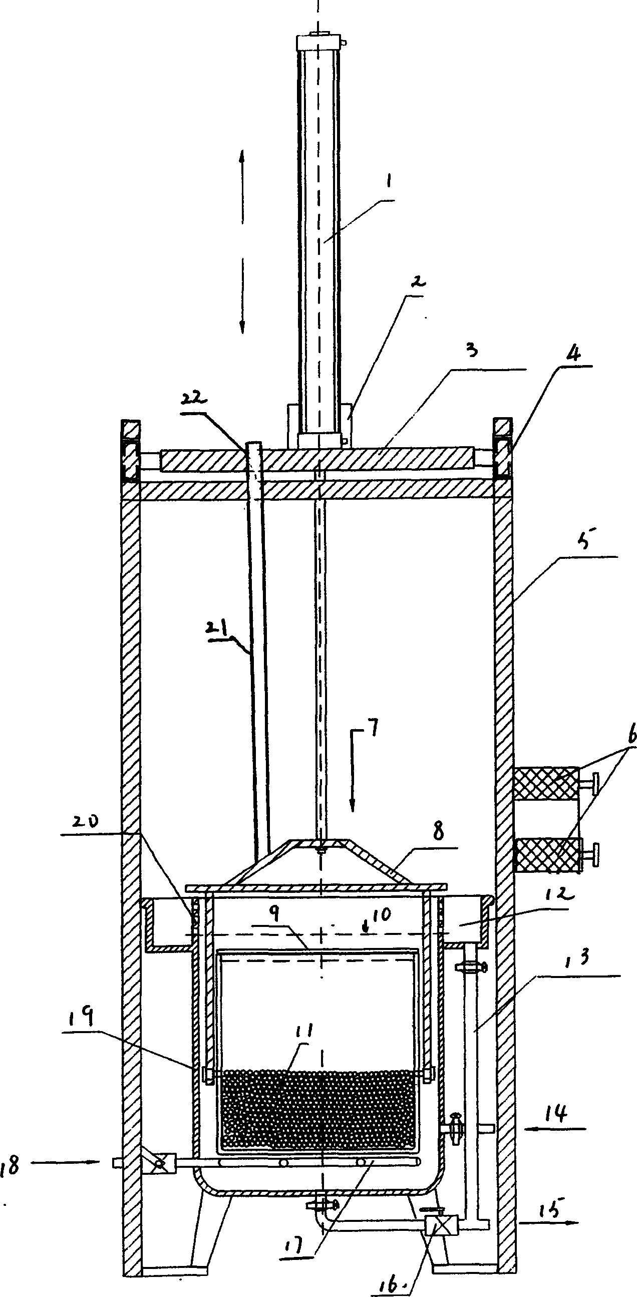 Semi-automatic rubber cork rinsing machine