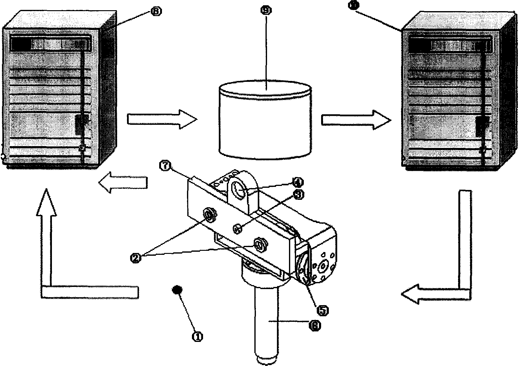 Active real-time three-dimensional positioning system based on binocular vision and laser distance detection