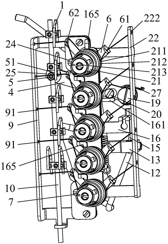 Double-thread-loosening mechanism for sewing machine and sewing machine comprising the double-thread-loosening mechanism