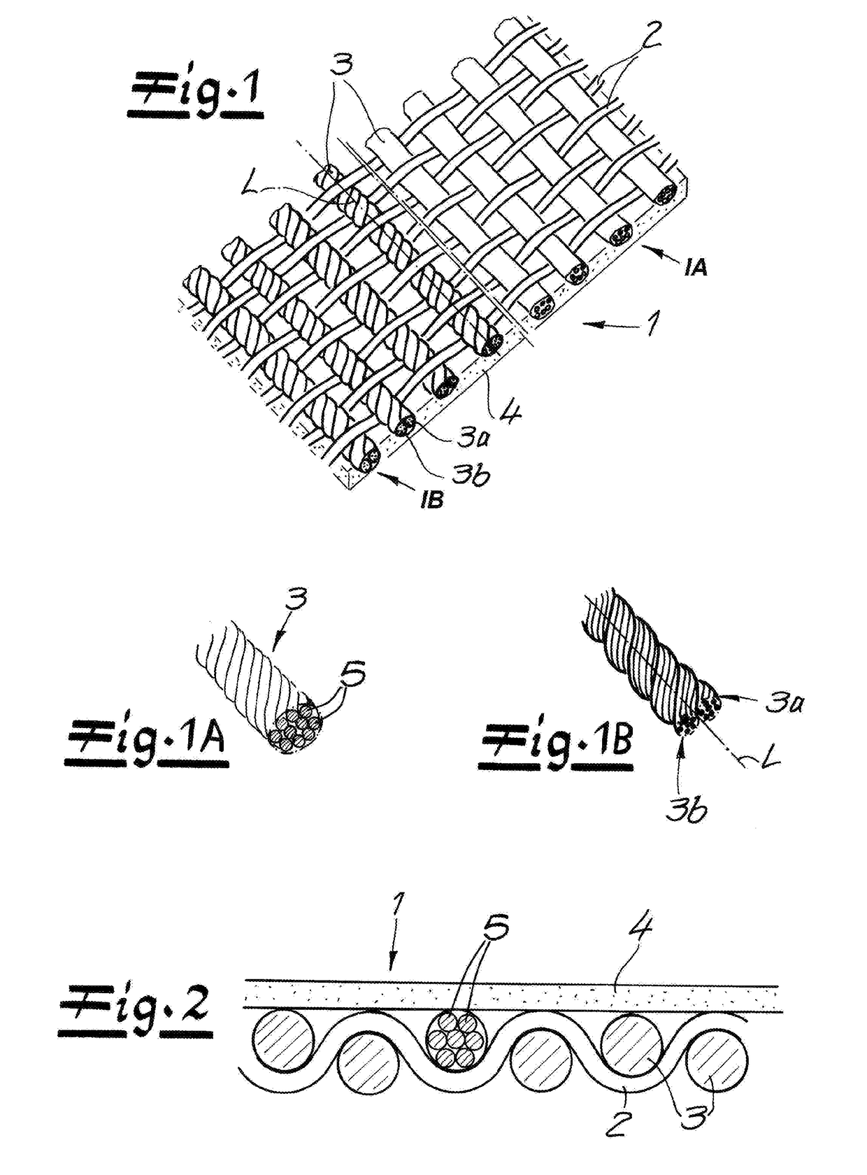 Adhesive strip for wrapping motor-vehicle cables