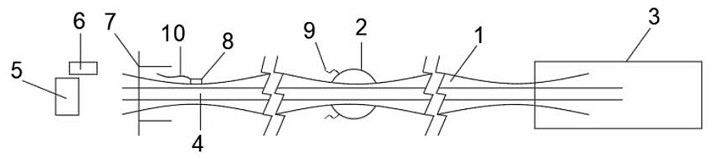 Anchor cable recovery device and method based on hot melting structure