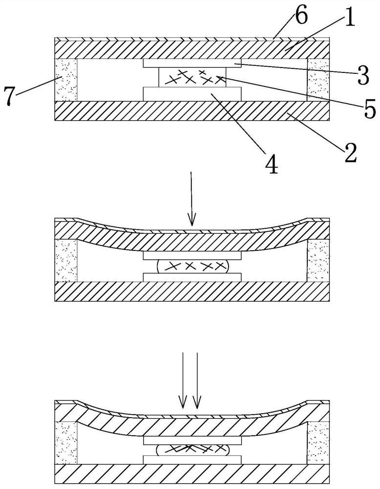 Transparent resistance type pressure sensor and application