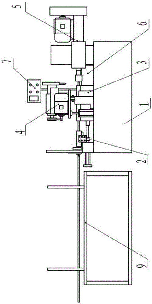 Cutting and chamfering all-in-one machine for automobile air conditioner pipe components