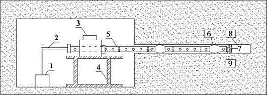 Multiple step type drilling and protecting integrated system and process for soft coal seam