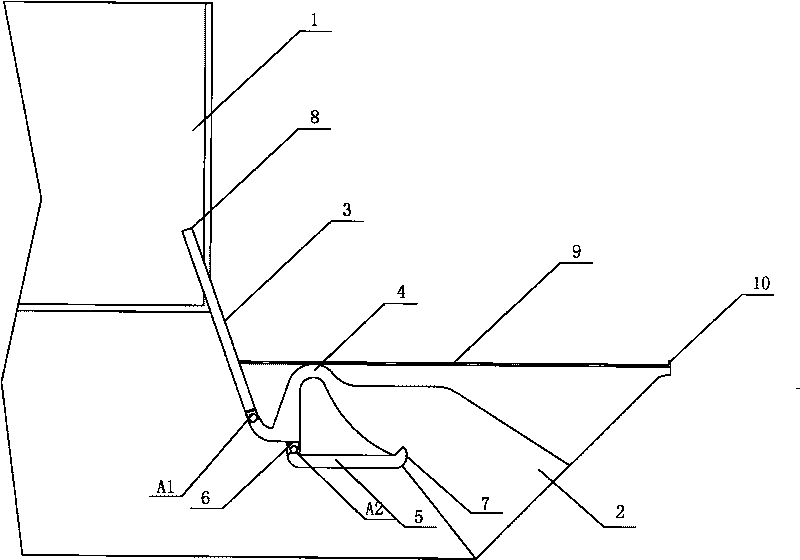 Device for raising water level by using tidal energy