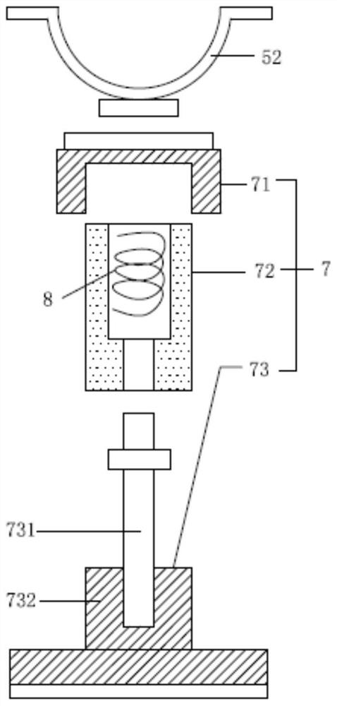 Pipe network rapid installation structure based on overhead design ground