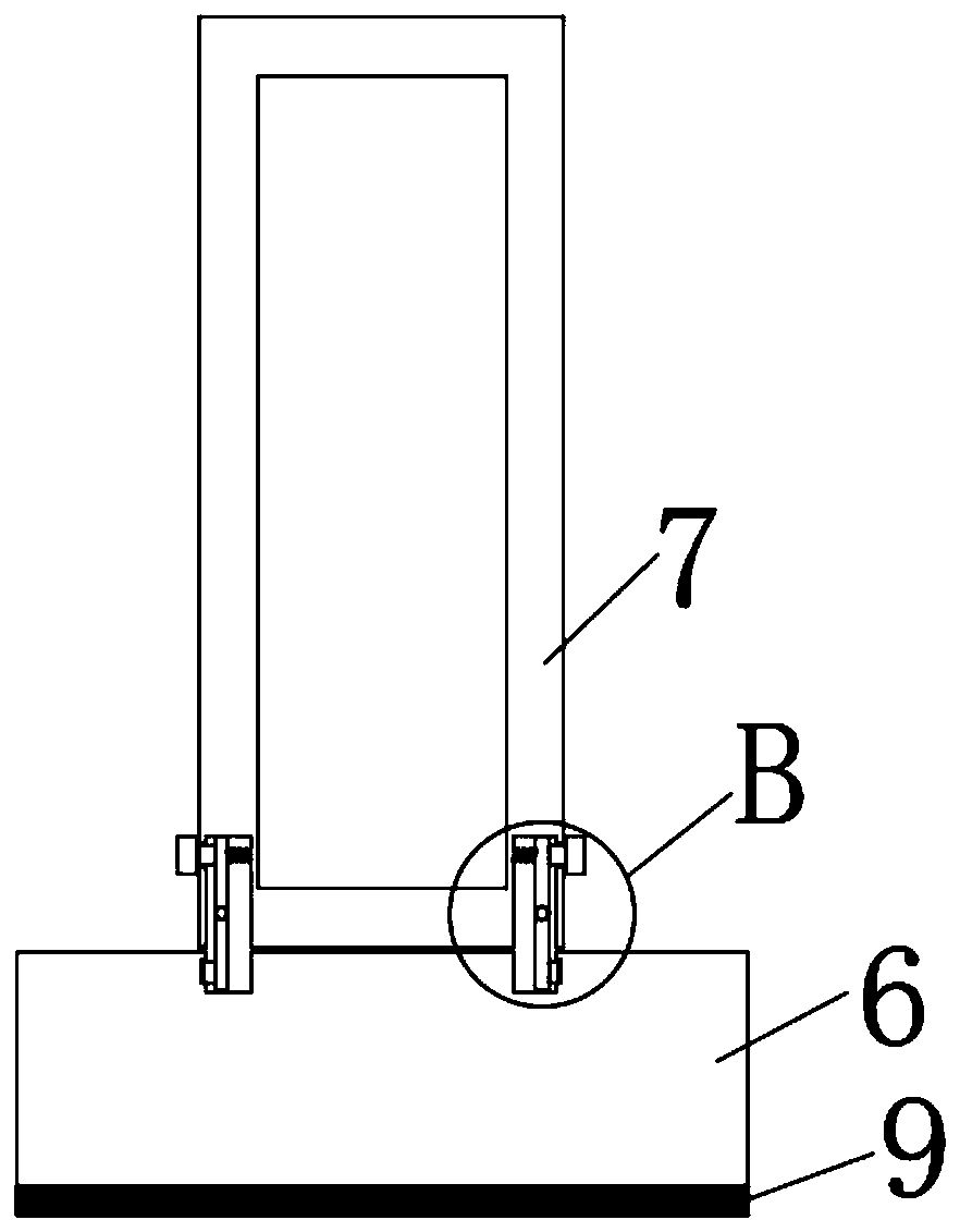 Grinding device for processing automobile flanges