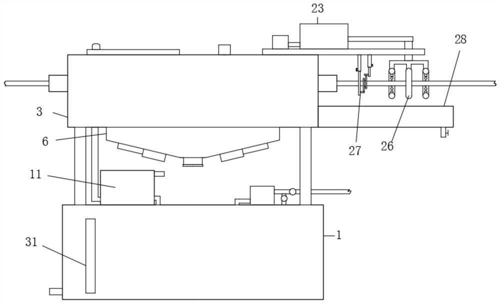 Cleaning machine for spring steel wire