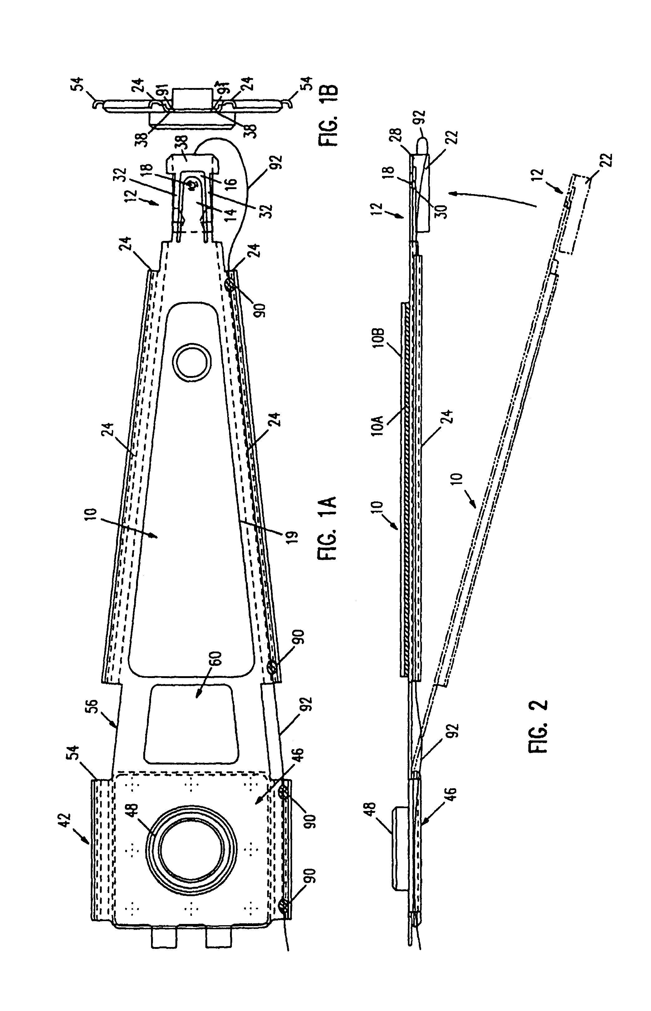 Magnetic head suspension assembly fabricated with integral load beam and flexure