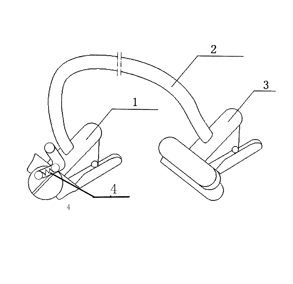 Adjustable table-type anti-reflow aerosol inhalation fixing device