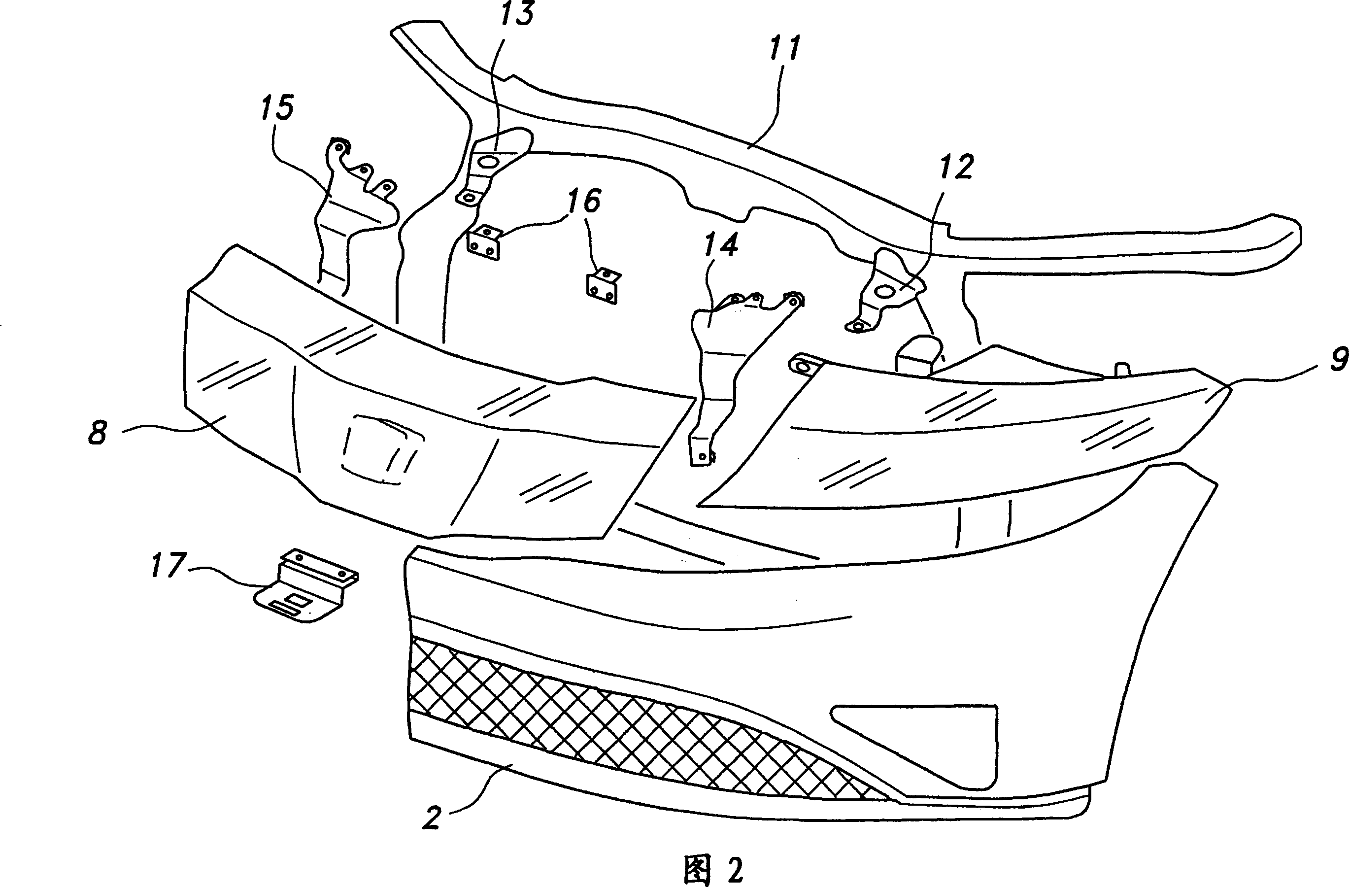 Automotive front body structure