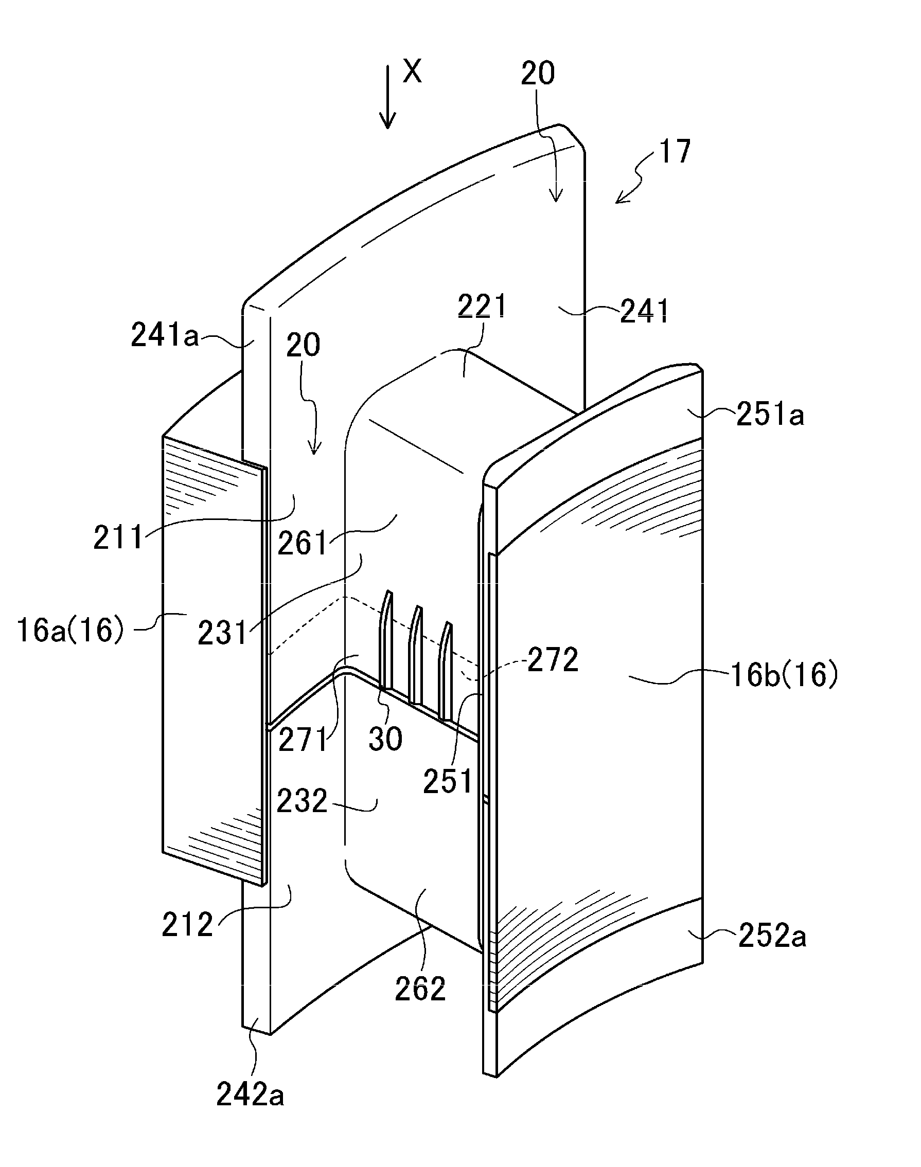 Armature and motor including armature