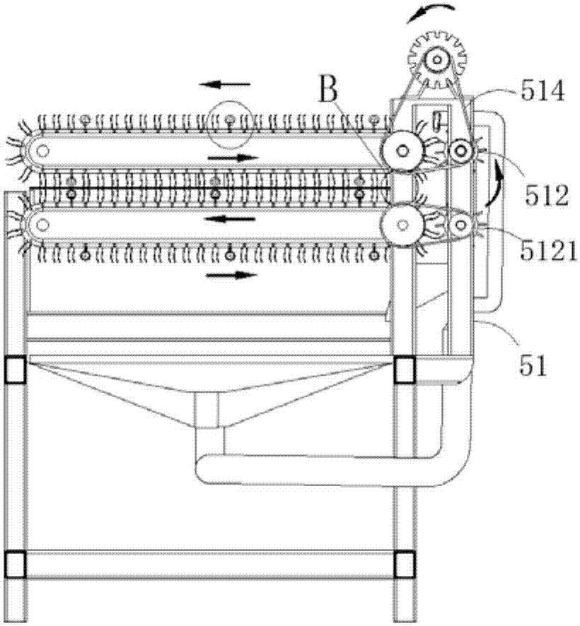 Chemical and blended fabric anti-static finishing production system