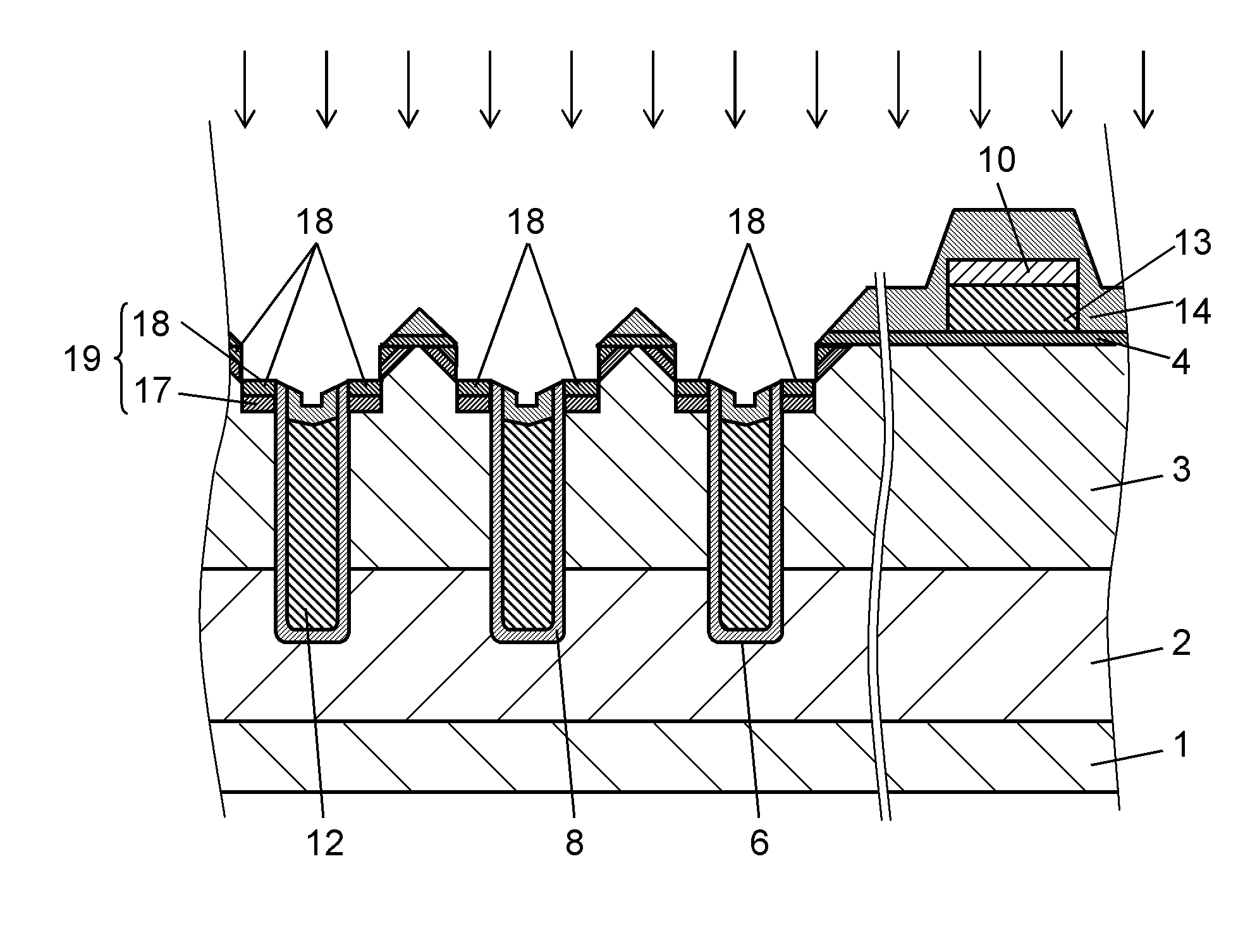 Semiconductor device with vertical gate and method of manufacturing the same