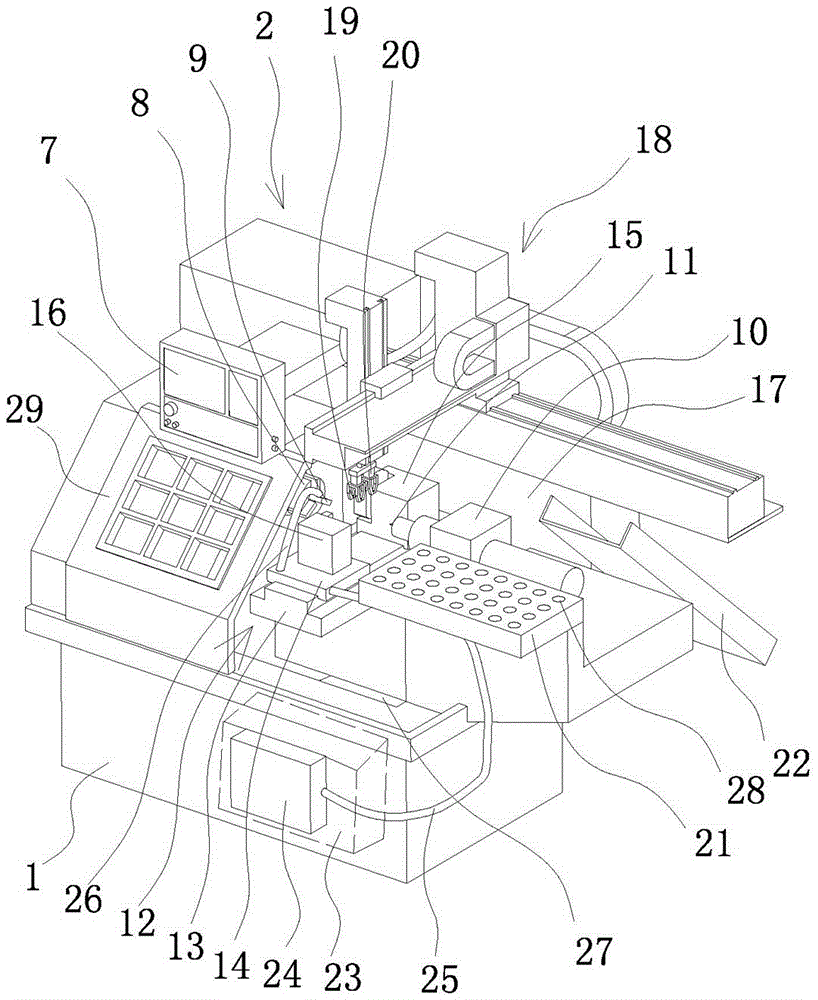 Screw tap lathe