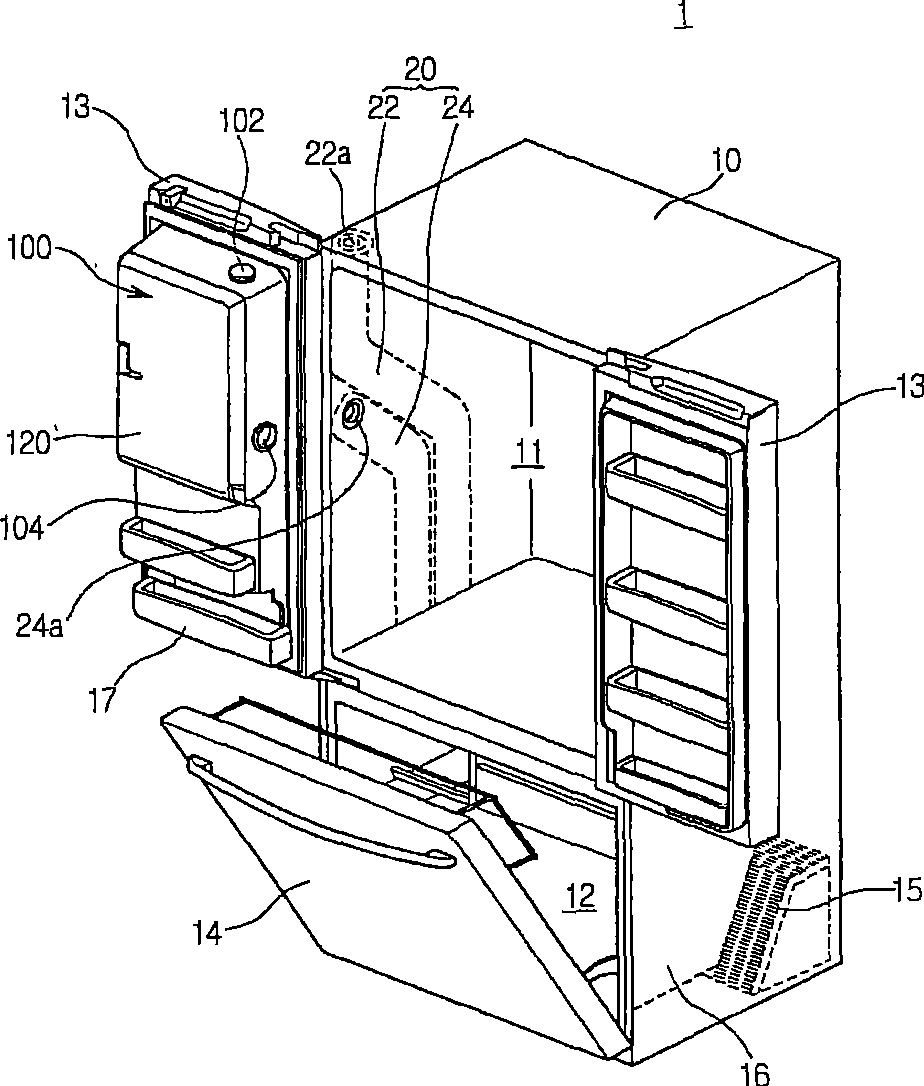 Ice-making device for refrigerator and method for controlling the same