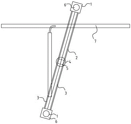 Buried type automatic aircraft traction system and traction method