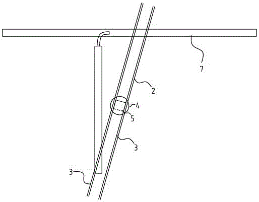 Buried type automatic aircraft traction system and traction method