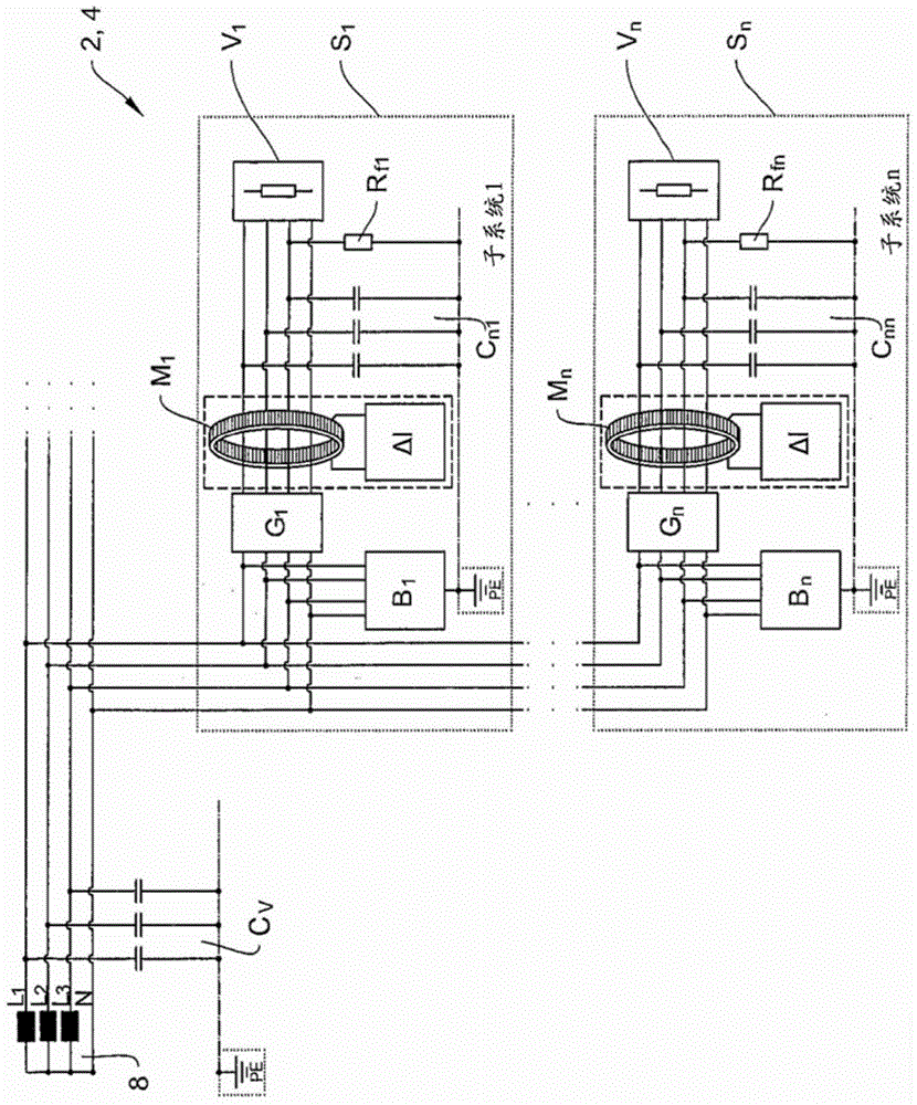 Insulation fault locating system and insulation monitoring system