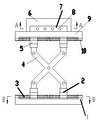 Shock-absorbing transformer mounting rack