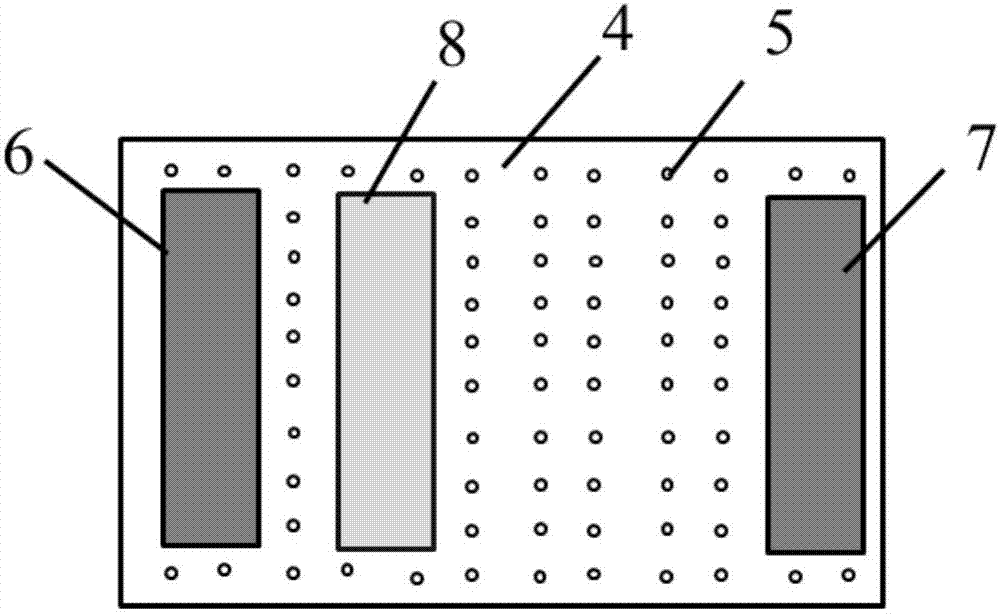 GaN transistor covered with nanopillar barrier and preparation method thereof