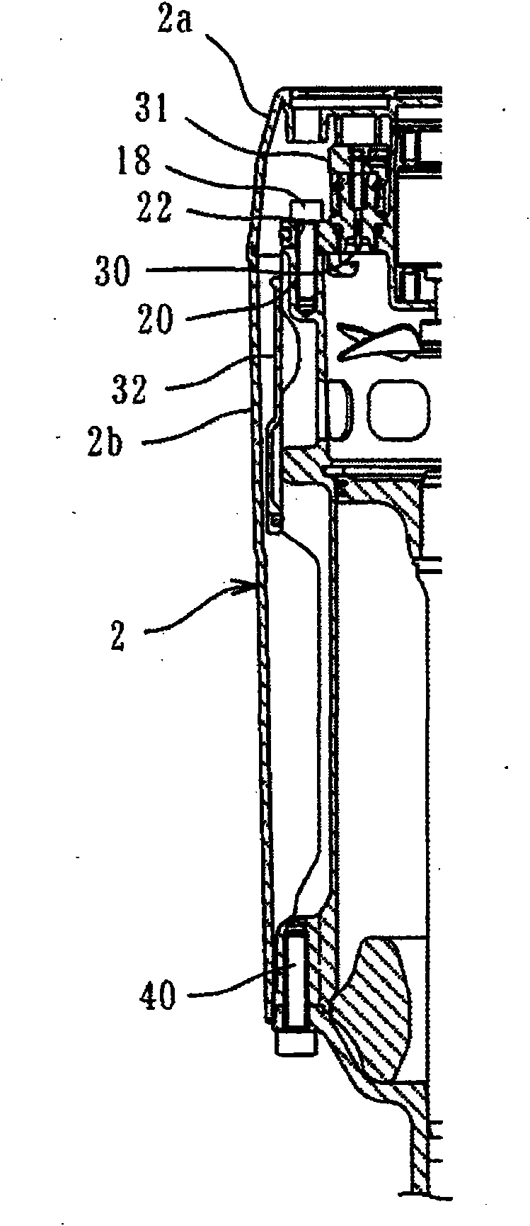 Gas combustion type driving tool