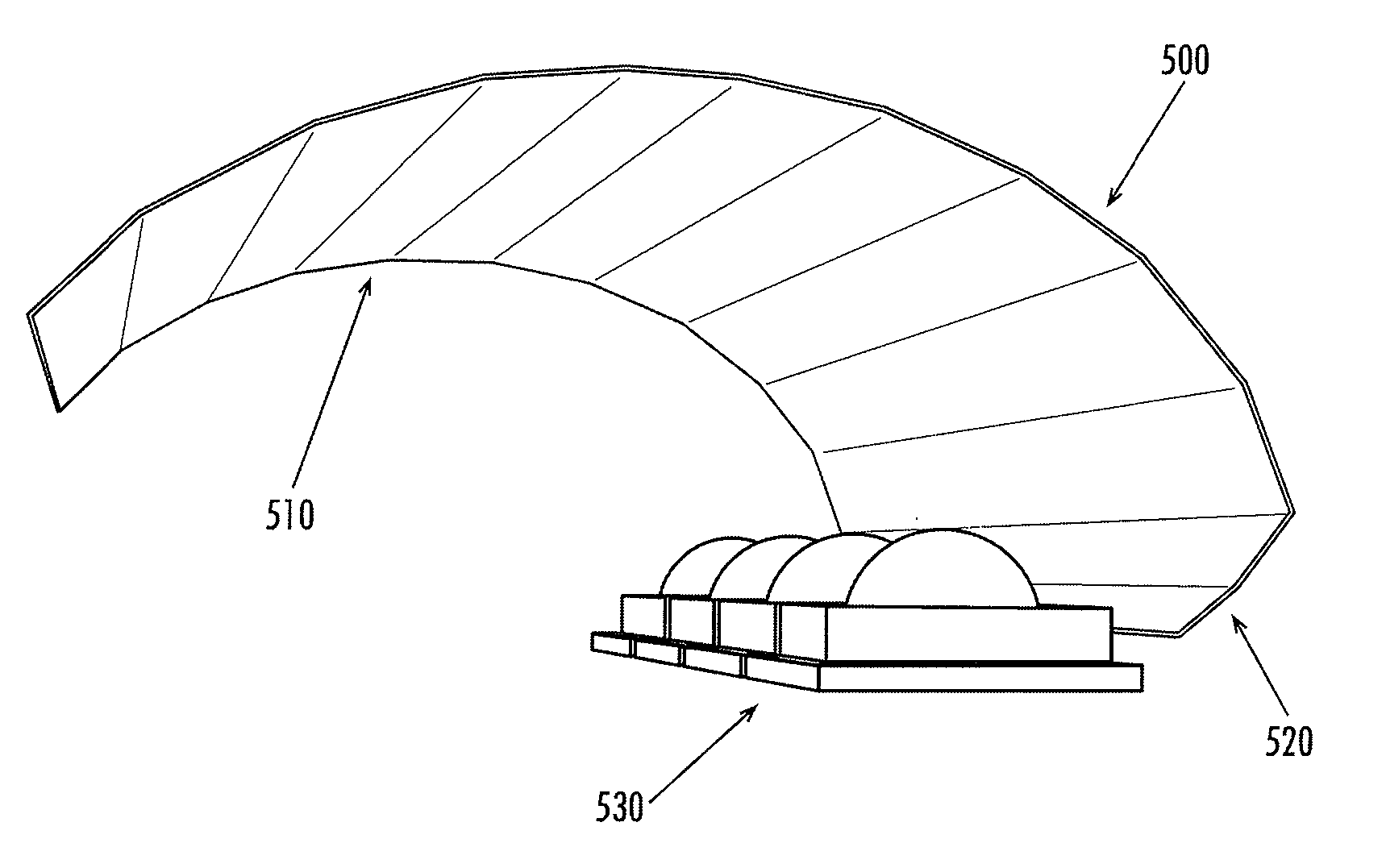 Optical system for luminaire