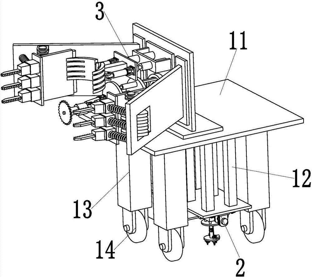 A kind of rail impurity removal and trimming equipment