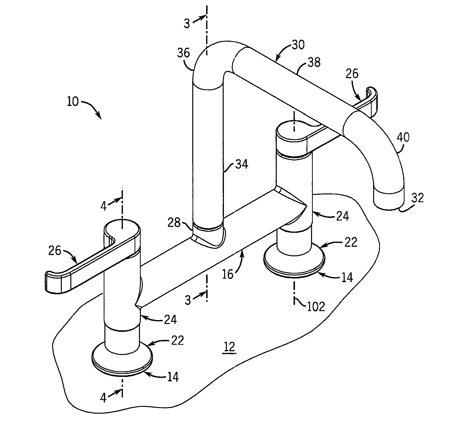 Coupling assembly for plumbing fitting