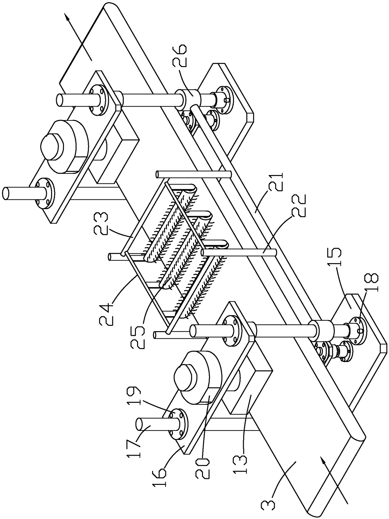 Paper heating device used for color printing packaging