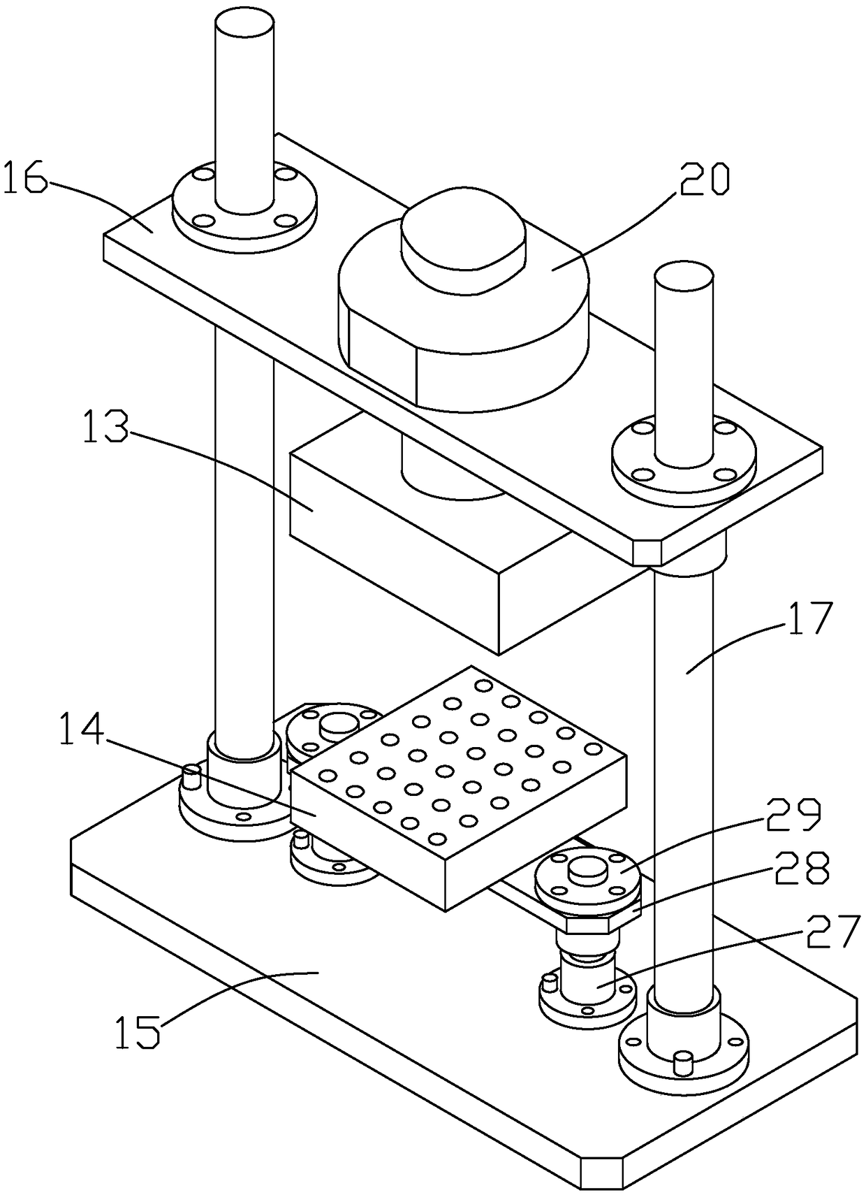 Paper heating device used for color printing packaging