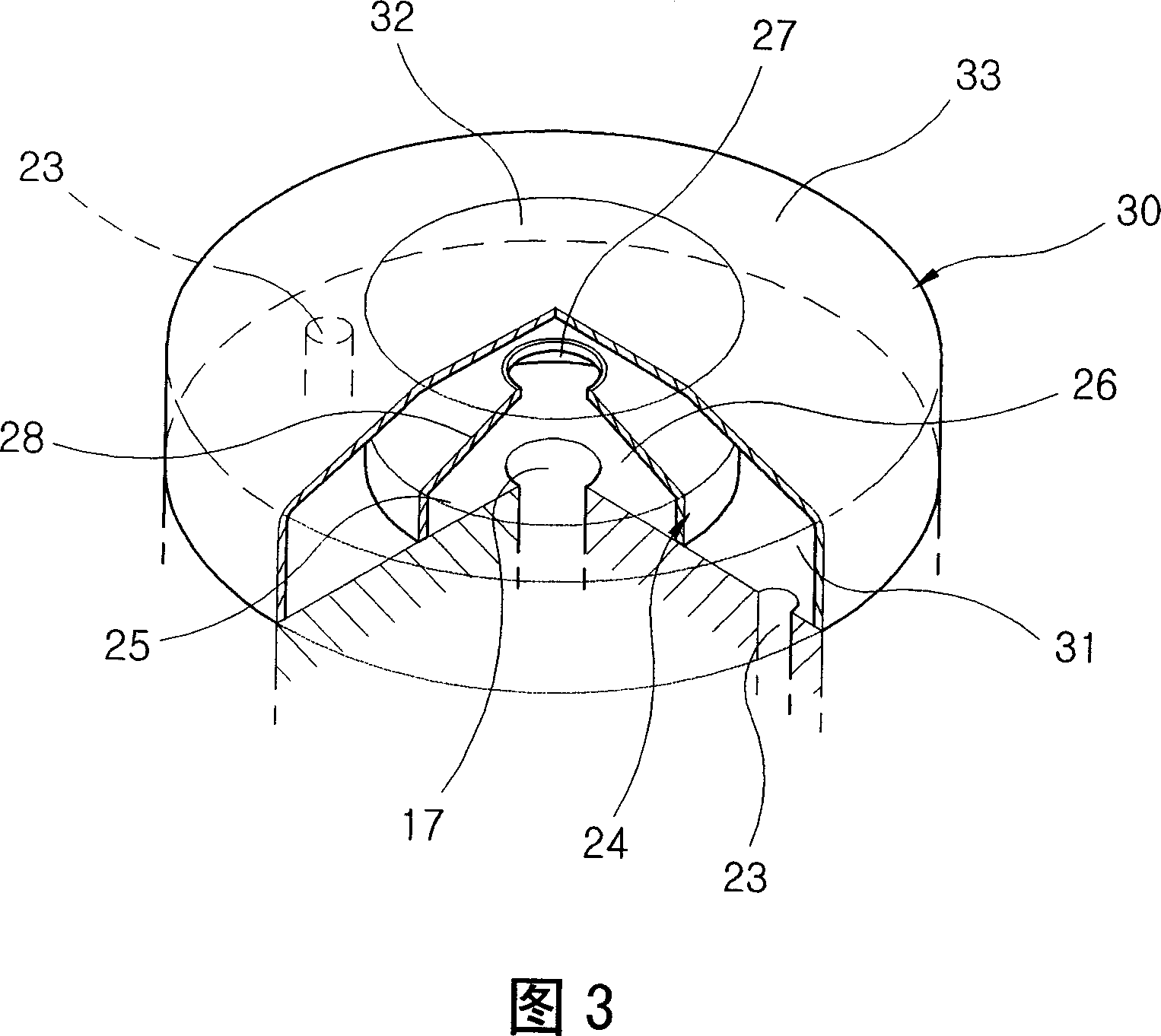 Silencer for scroll compressor