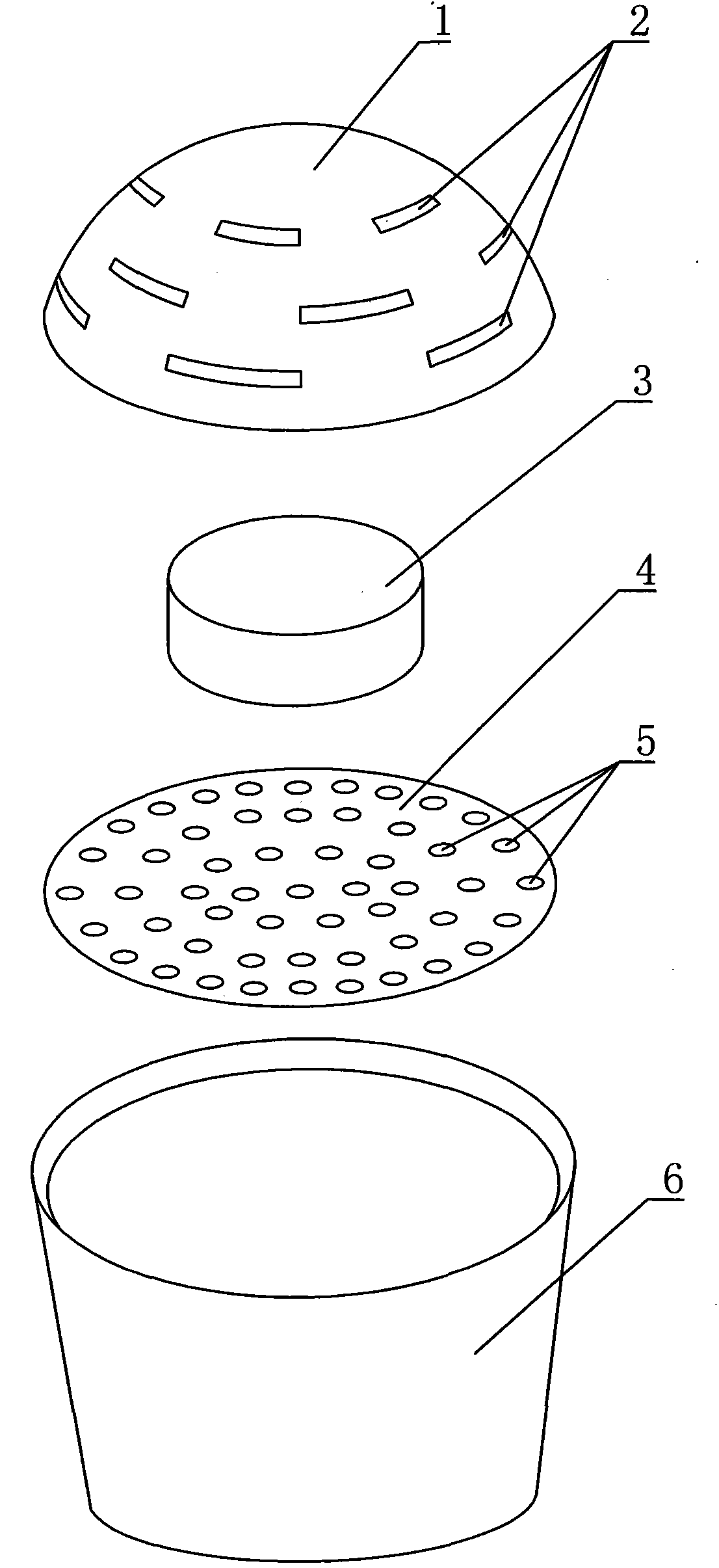 Dryer and drying device as well as pressing mould and preparation process of dryer