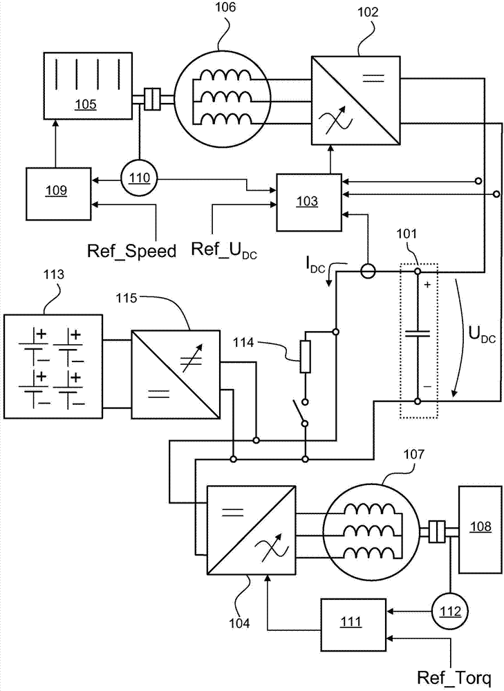 Electronic power converter for mobile working machine, mobile working machine and method for controlling the electronic power converter