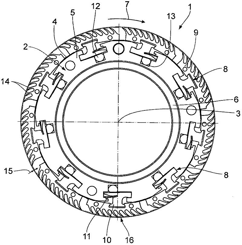 Circular comb