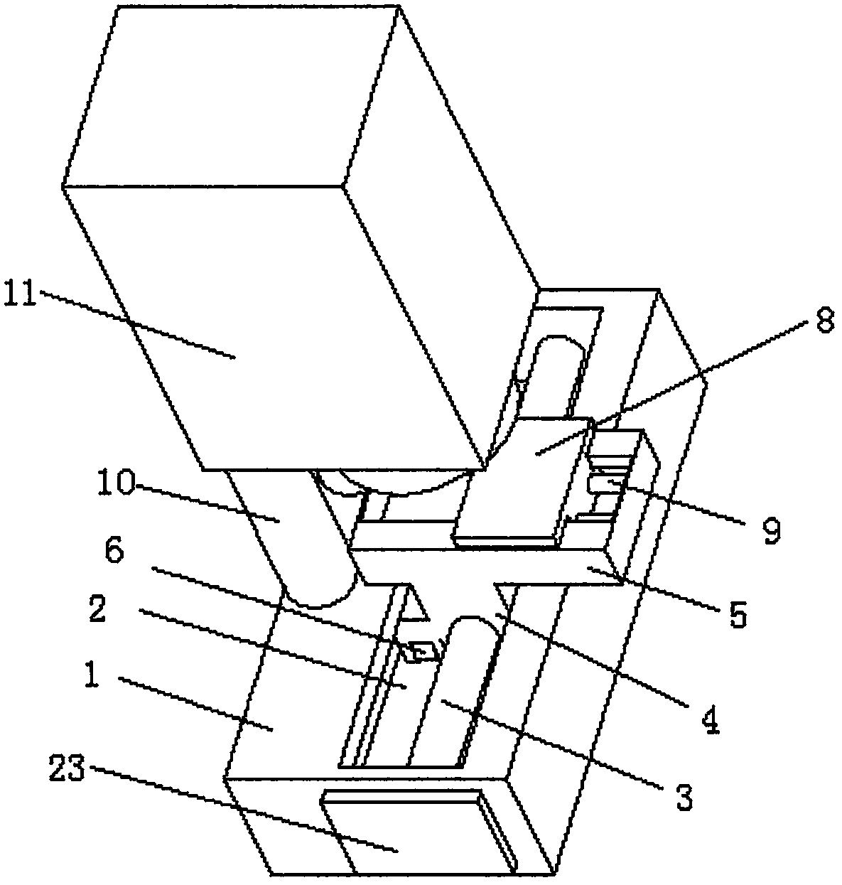 Anti-scrap abrasion numerical control machine tool spindle brake device