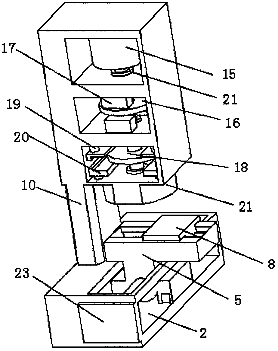 Anti-scrap abrasion numerical control machine tool spindle brake device