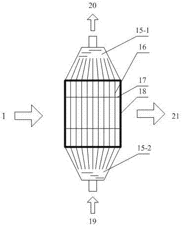 Method and device for purifying flue gas and controlling smoke plume