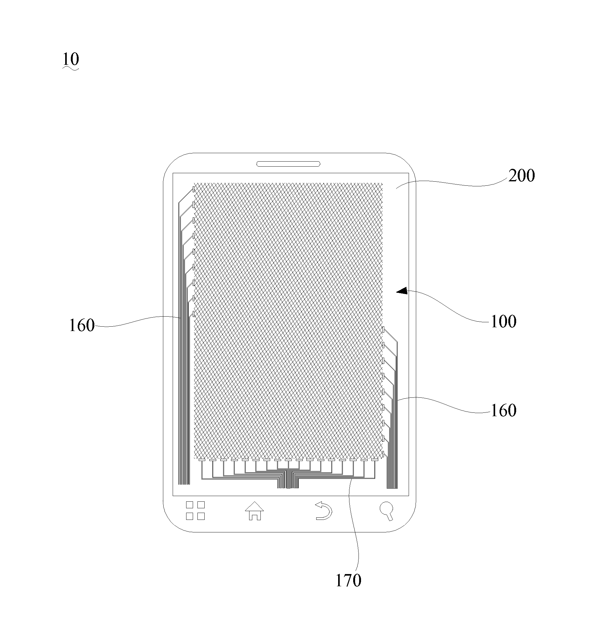 Monitor, touchscreen sensing module thereof, and method for manufacturing the touchscreen sensing module